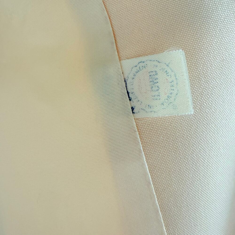 Vtg 60s Youthcraft Voyager West Coat Cream Tan Leather Trim‎ Belted Women S Mod - Picture 11 of 13